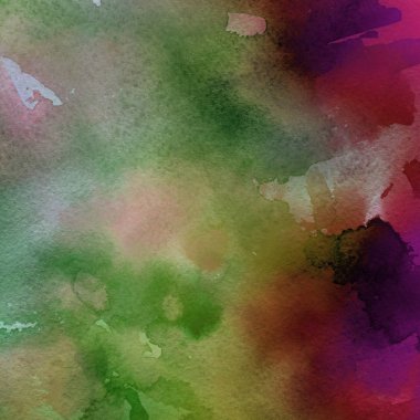 sulu boya boyama doku ile çok renkli arka plan