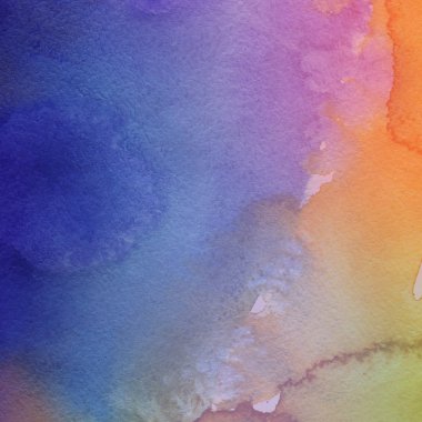 sulu boya boyama doku ile çok renkli arka plan