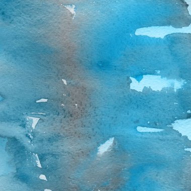 sulu boya boyama doku ile mavi arka plan