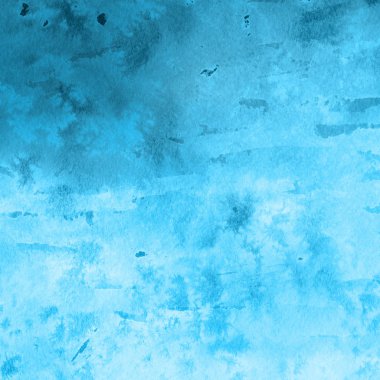 sulu boya boyama doku ile mavi arka plan