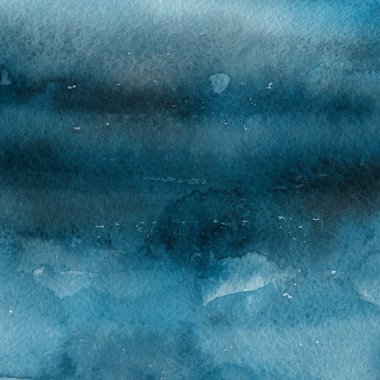 sulu boya boyama doku ile mavi arka plan