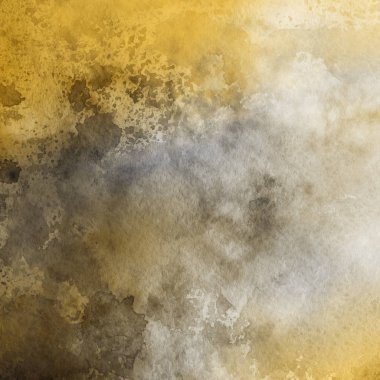 sulu boya boyama doku ile sarı arka plan