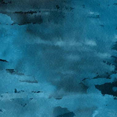 sulu boya boyama doku ile mavi arka plan