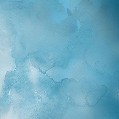 sulu boya boyama doku ile mavi arka plan