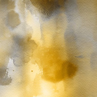 sulu boya boyama doku ile sarı arka plan