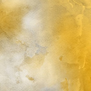 sulu boya boyama doku ile sarı arka plan