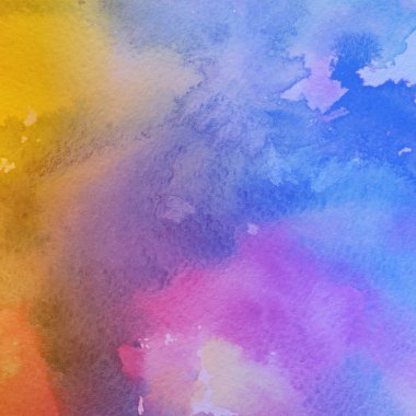 sulu boya boyama doku ile çok renkli arka plan