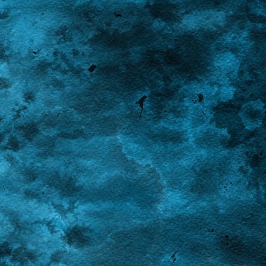 sulu boya boyama doku ile mavi arka plan