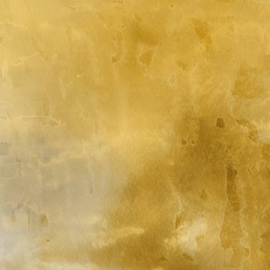 sulu boya boyama doku ile koyu sarı arka plan