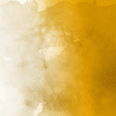 sulu boya boyama doku ile koyu sarı arka plan