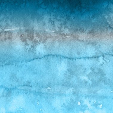 sulu boya boyama doku ile mavi arka plan