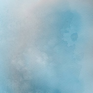 sulu boya boyama doku ile mavi arka plan