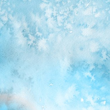 sulu boya boyama doku ile mavi arka plan