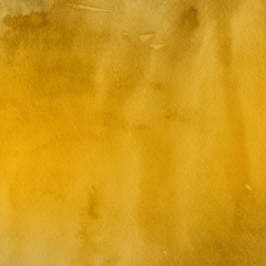 sulu boya boyama doku ile koyu sarı arka plan