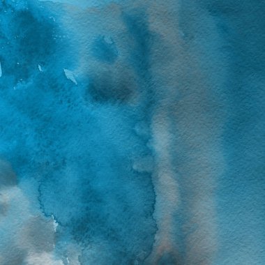 sulu boya boyama doku ile mavi arka plan