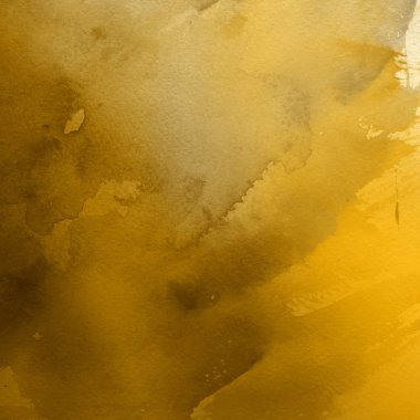 sulu boya boyama doku ile sarı arka plan