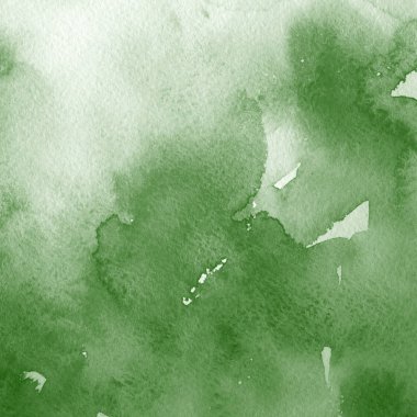 suluboya desenli yeşil soyut arkaplan