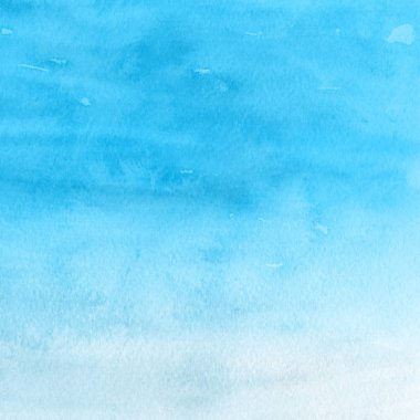 sulu boya boyama doku ile mavi arka plan