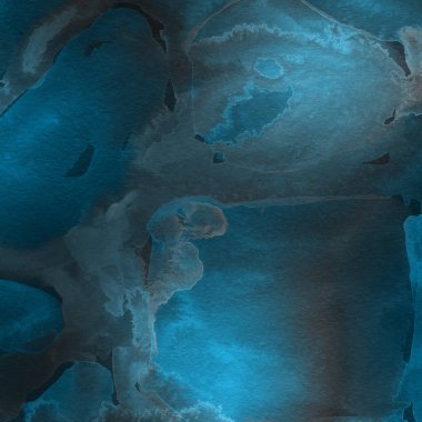 sulu boya boyama doku ile mavi arka plan