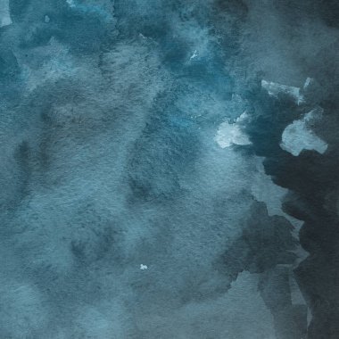 sulu boya boyama doku ile mavi arka plan