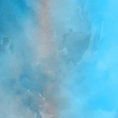 sulu boya boyama doku ile mavi arka plan