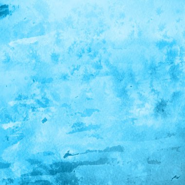 sulu boya boyama doku ile mavi arka plan