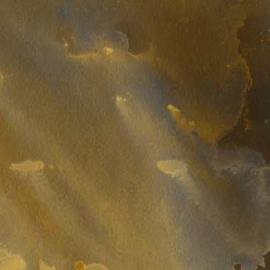 sulu boya boyama doku ile koyu sarı arka plan