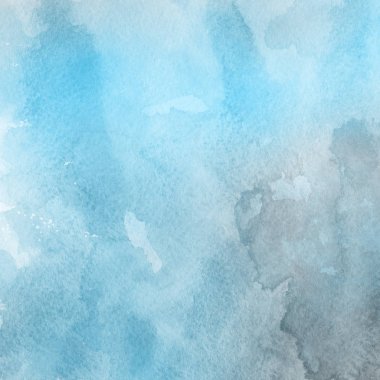 sulu boya boyama doku ile mavi arka plan