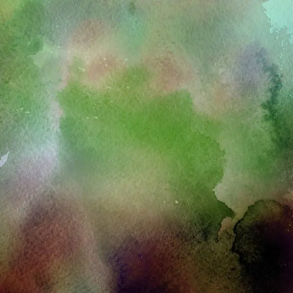 Fond Abstrait Multicolore Avec Texture Aquarelle — Photo