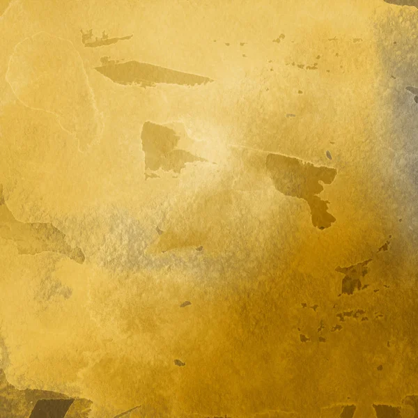 Sulu Boya Boyama Doku Ile Koyu Sarı Arka Plan — Stok fotoğraf