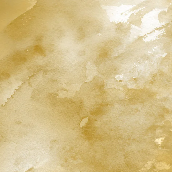 Желтый Абстрактный Фон Текстурой Акварели — стоковое фото