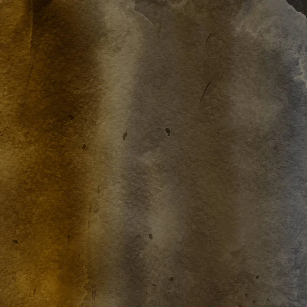 Dunkelgelben Abstrakten Hintergrund Mit Aquarellfarbe Textur — Stockfoto