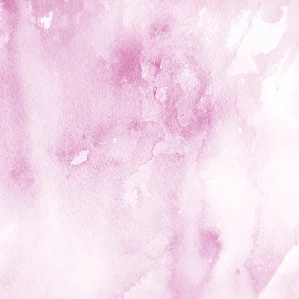 Roze Aquarel Verf Textuur Abstracte Achtergrond — Stockfoto