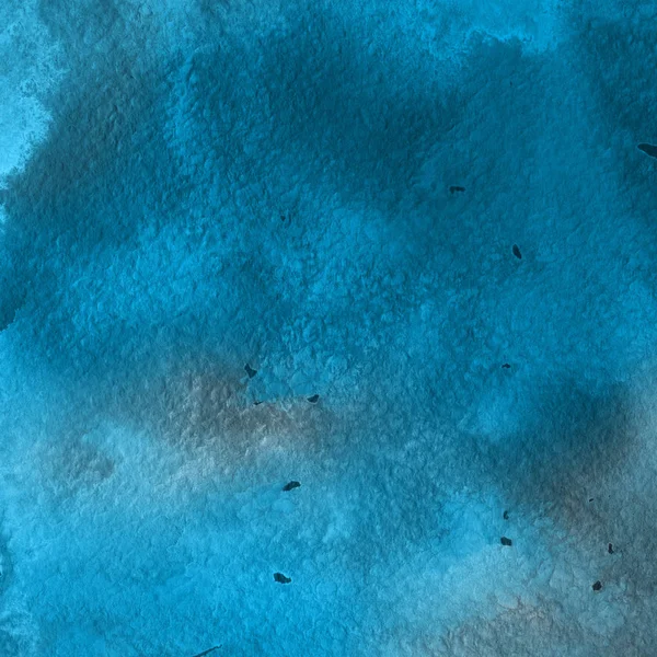 Blue Abstract Background Watercolor Paint Texture — Stock Photo, Image