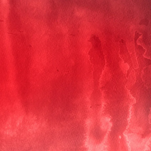 Texture Vernice Acquerello Rosso Sfondo Astratto — Foto Stock