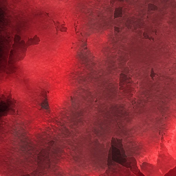 Röd Akvarell Färg Konsistens Abstrakt Bakgrund — Stockfoto