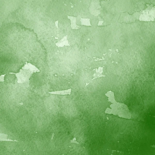 Fond Abstrait Vert Avec Texture Peinture Aquarelle — Photo