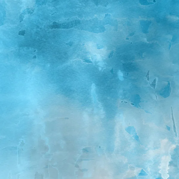 sulu boya boyama doku ile mavi arka plan