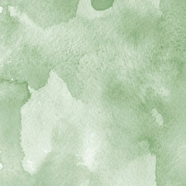 green abstract background with watercolor paint texture