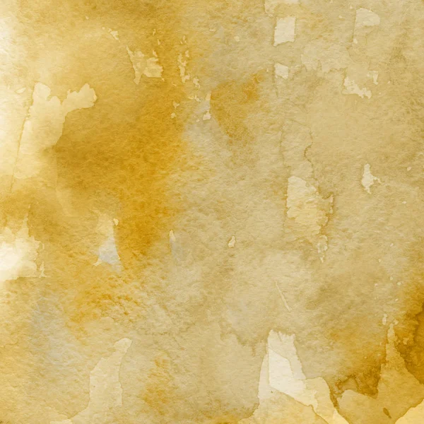 Sárga Absztrakt Háttér Textúra Akvarell Festék — Stock Fotó