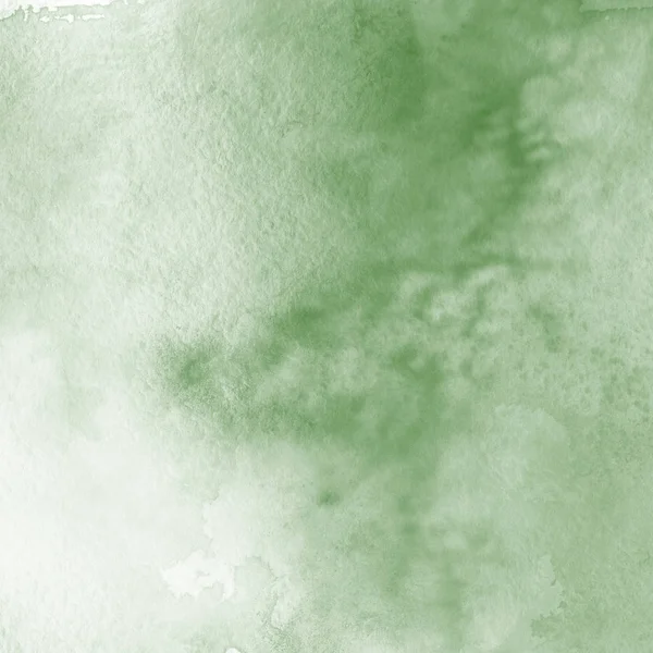 Fond Abstrait Vert Avec Texture Peinture Aquarelle — Photo