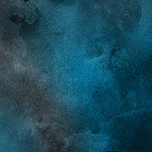 Blue Abstract Background Watercolor Paint Texture — Stock Photo, Image