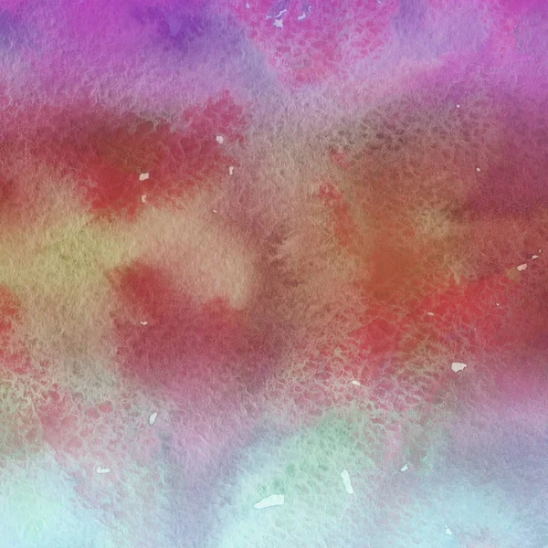 Multicolor Abstrakt Bakgrund Med Vattenfärg Måla Konsistens — Stockfoto