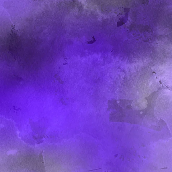 Violet Aquarel Verf Textuur Abstracte Achtergrond — Stockfoto