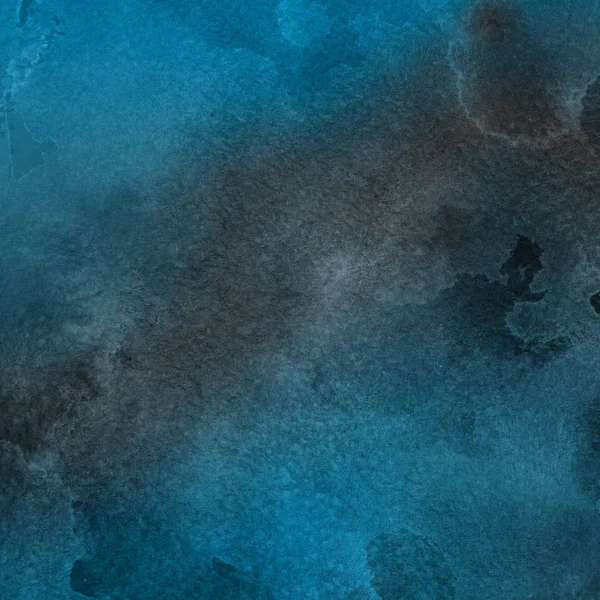 Blue Abstract Background Watercolor Paint Texture — Stock Photo, Image