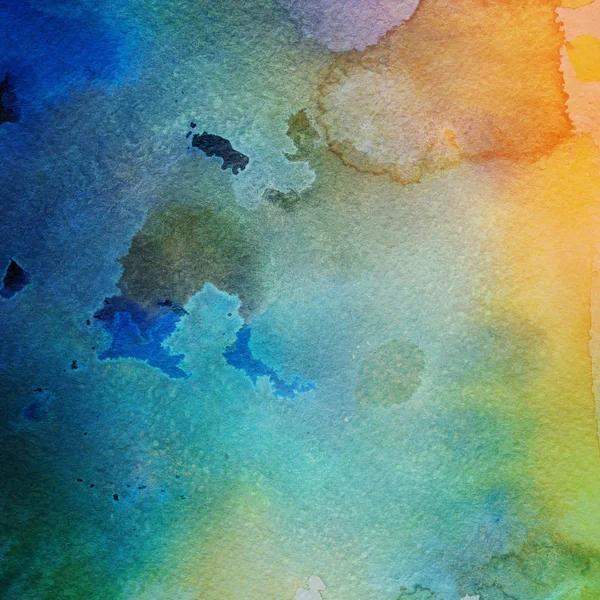 sulu boya boyama doku ile çok renkli arka plan