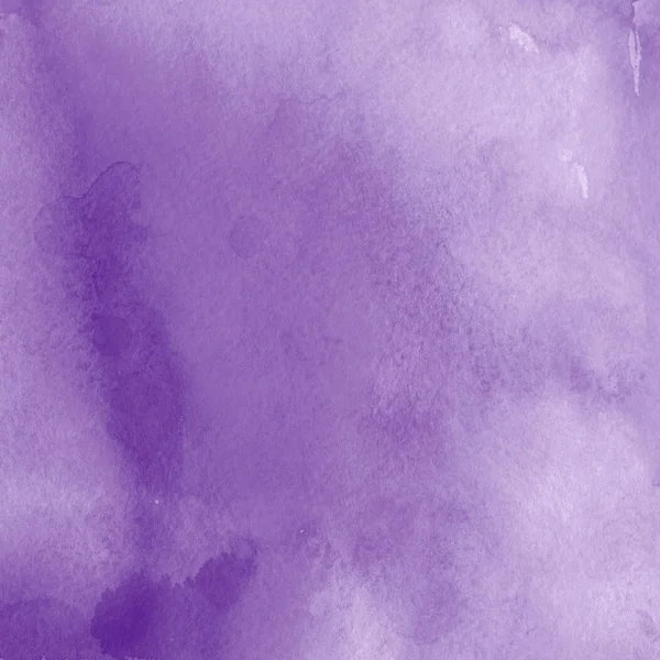 Peinture Aquarelle Violette Texture Fond Abstrait — Photo