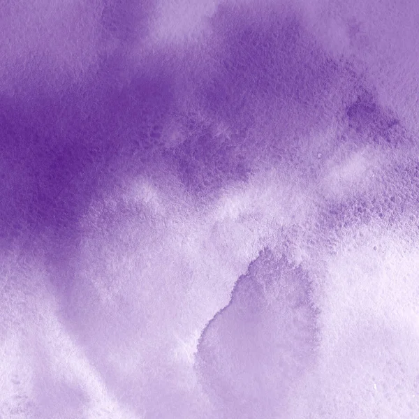 Peinture Aquarelle Violette Texture Fond Abstrait — Photo