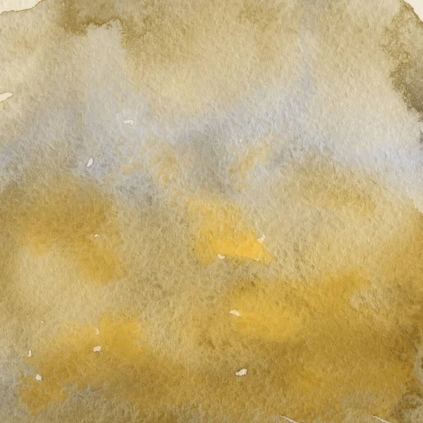 Fundo Abstrato Amarelo Com Textura Tinta Aquarela — Fotografia de Stock