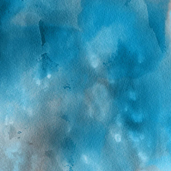 sulu boya boyama doku ile mavi arka plan